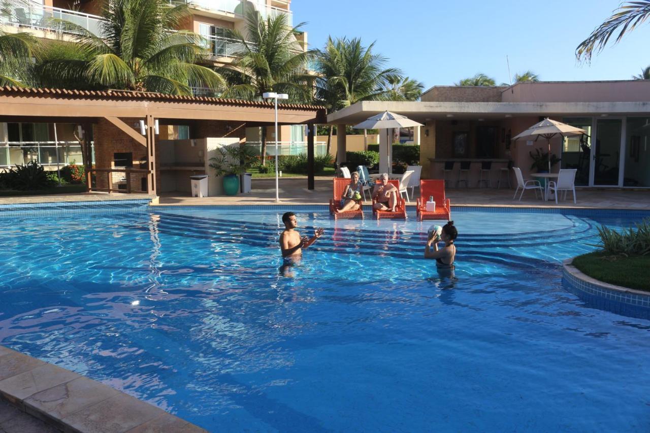 Palm Beach Porto Das Dunas, Apartamento Todo Climatizado Terreo A 350 Metros Beach Park 阿奎拉兹 外观 照片