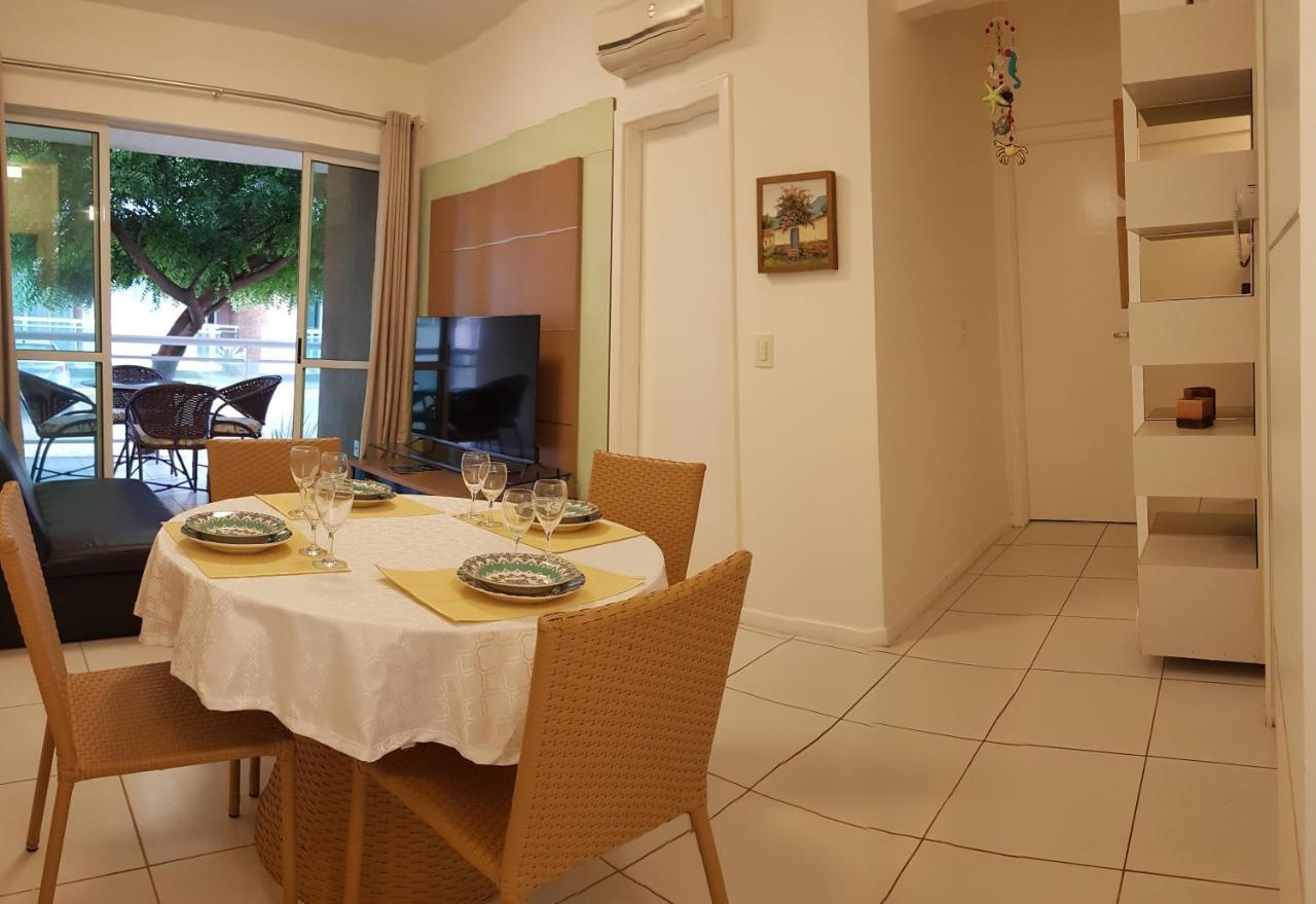 Palm Beach Porto Das Dunas, Apartamento Todo Climatizado Terreo A 350 Metros Beach Park 阿奎拉兹 外观 照片