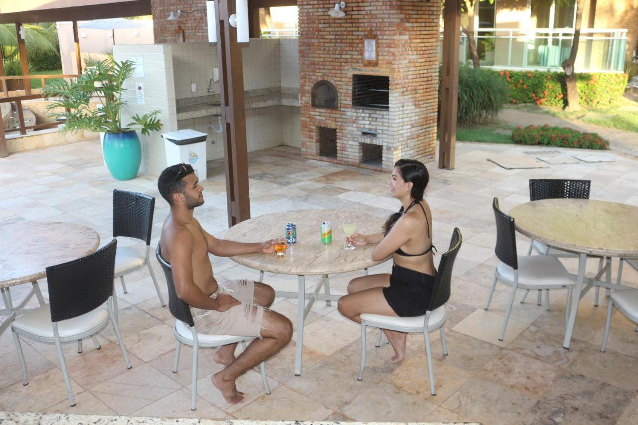 Palm Beach Porto Das Dunas, Apartamento Todo Climatizado Terreo A 350 Metros Beach Park 阿奎拉兹 外观 照片
